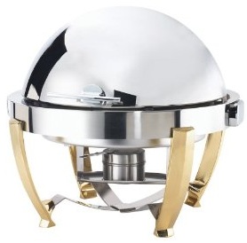 Browne Halco Round Roll Top Chafing-Dish