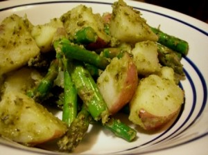roasted potato and asparagus roasted potato and asparagus