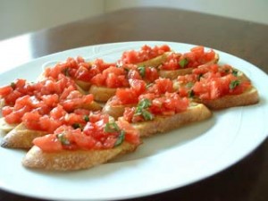 Tomato bruschetta Tomato bruschetta