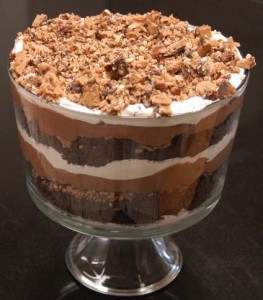 brownie trifle brownie trifle