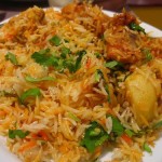 A view of Chicken Biryani