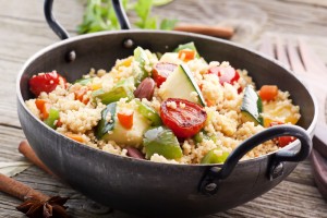 vegetable-couscous-paella Vegetable Paella
