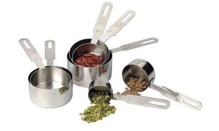 Stainless Steel Measuring Cups 7 Piece