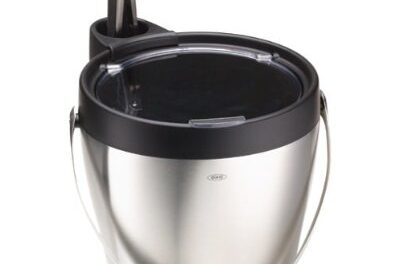 Oxo Steel Ice Bucket – Double Insulated Ice Bucket With Tong