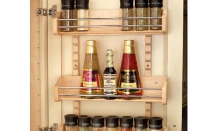 Door Spice Rack – Door Mounted Spice Rack Adjustable