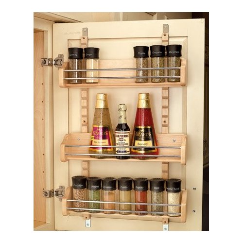 Door Spice Rack – Door Mounted Spice Rack Adjustable