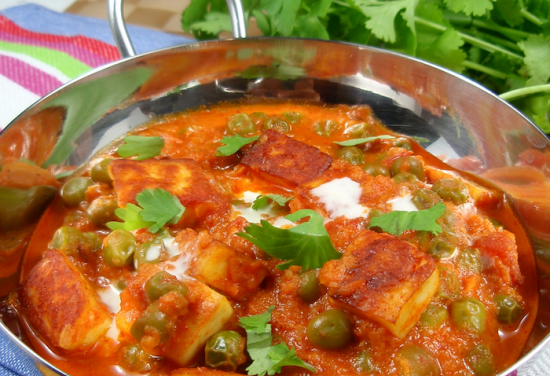 Recipe For Matar Paneer