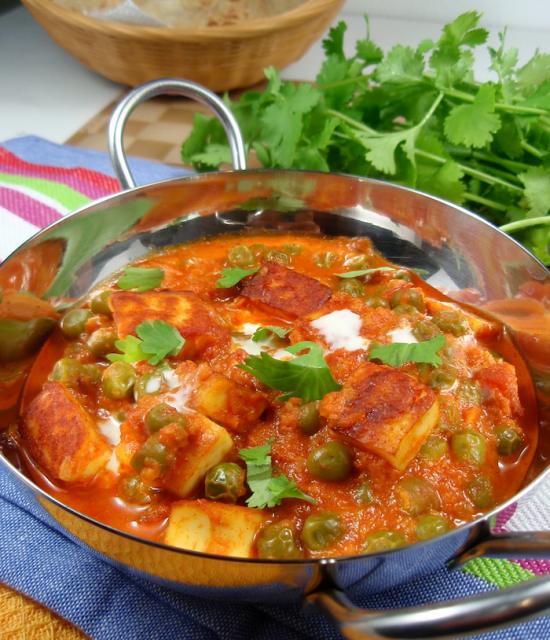 Recipe For Matar Paneer