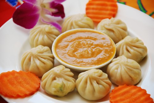 Chicken Momos - RecipeDose.com