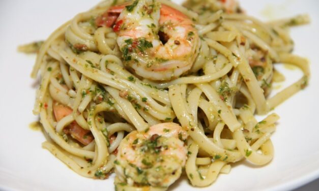 Lemon Garlic Shrimp Pasta