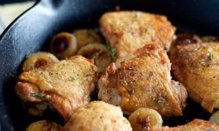 Pan Roasted Chicken Thighs Recipe