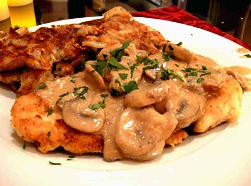 Chicken With Creamy Mushroom Sauce