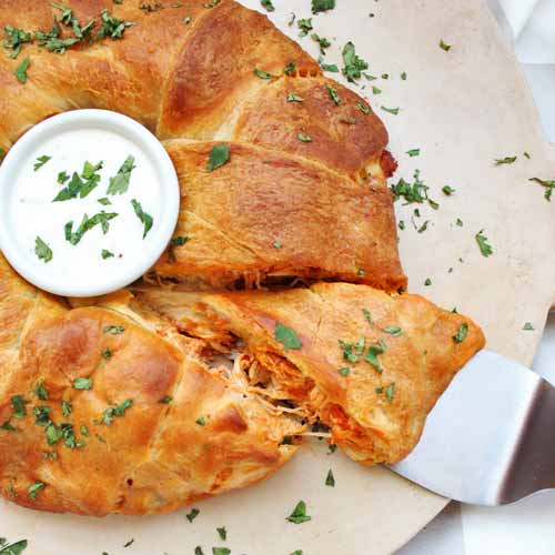 Buffalo Chicken Crescent Ring